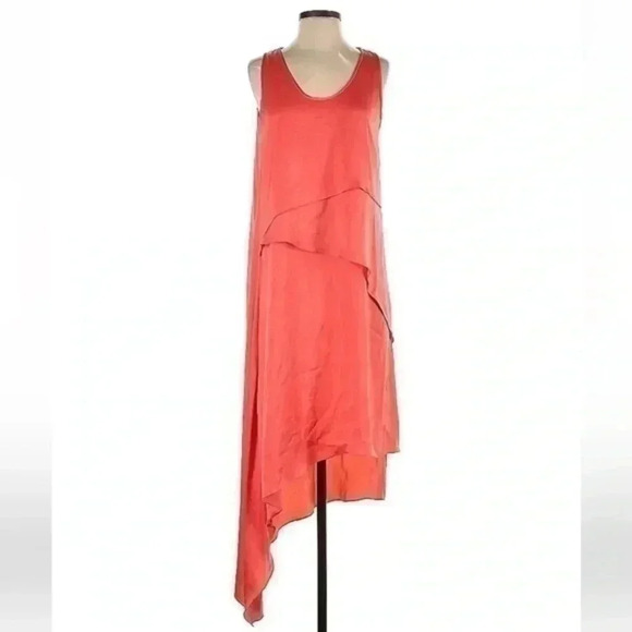 BCBGMAXAZRIA Coral Reese Draped Tank Dress Size XXS Cocktail Formal Party Chic - Picture 4 of 7